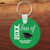 Porte-clés Green Custom Senior Class 2023 Favor Porte - clé (Recto)