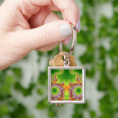 Porte-clés Green Eyed fractal (main)