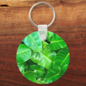 Porte-clés Green feuille Palm Leaf feuillage tropical jungle (Recto)