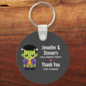 Porte-clés Green Frankenstein Monster Halloween (Recto)