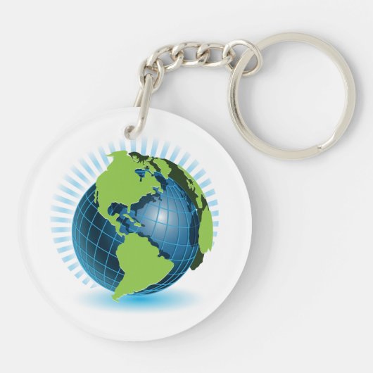 Porte-clés Green Globe (Dos)