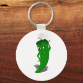 Porte-clés Green Hot Pepper Diva (Recto)