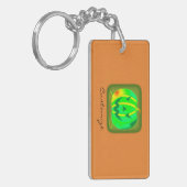 Porte-clés Green Jack olantern Halloween Thunder_Cove (Devant gauche)
