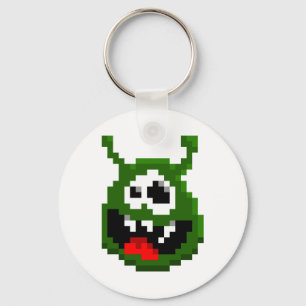 Porte-clés Green Monster - Pixel Art