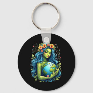 Porte-clés Green Mother Jour des terres Gaia Sauvez notre pla