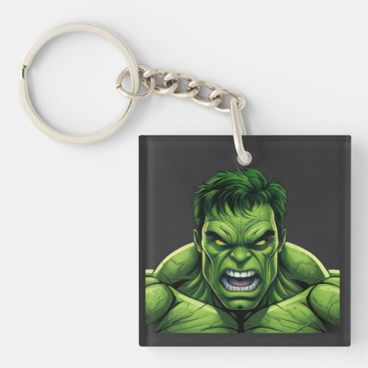 Porte-clés Green Muscular Creature Keychain (Devant)