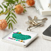 Porte-clés Green Ram Chinese New Year Zodiac Keychain (Côté)