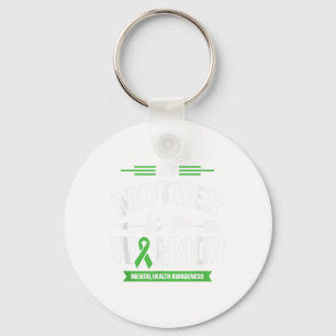 Porte-clés Green Ribbon Warrior & Supporters - Mental Hea