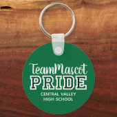 Porte-clés Green School Pride Mascot Nom Porte - clé (Recto)