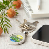 Porte-clés Green Venus Scotties à l'étang (Côté )