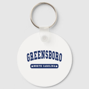 Porte-clés Greensboro North Carolina College Style tee - shir