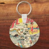 Porte-clés Greetings From Florida (Recto)