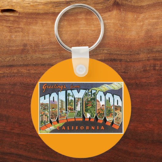 Porte-clés Greetings from Hollywood! (Recto)