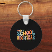 Porte-clés Greffier de l'école groovy Byck à l'école  (Recto)