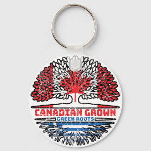 Porte-clés Grégation Grégoire canadienne Canada Tree Roots Fl
