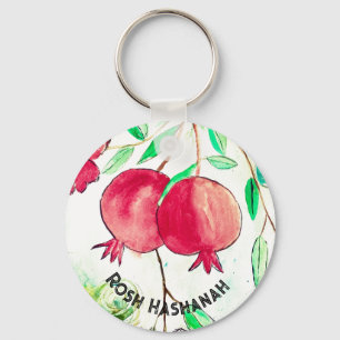 Porte-clés Grenade Rosh Hashanah Fruit Shana Tova