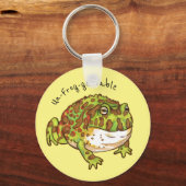 Porte-clés Grenouille à cornes ornées, non-grenouille (Recto)