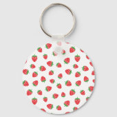 Porte-clés Grenouille à fraise Kawaii (Verso)