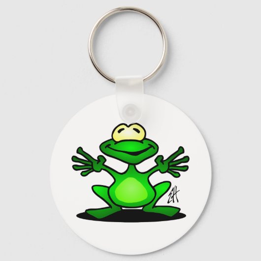 Porte-clés Grenouille amicale (Recto)