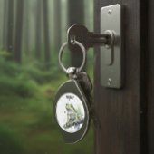 Porte-clés Grenouille arboricole aquarelle mignonne, sur mesu