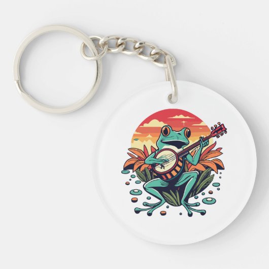 Porte-clés Grenouille banjo (Devant)