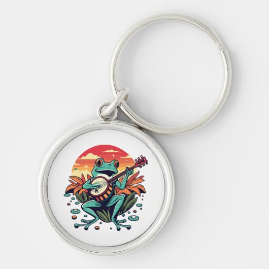 Porte-clés Grenouille banjo (Devant)