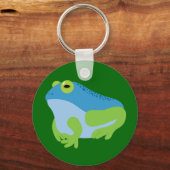 Porte-clés Grenouille bleue (Recto)