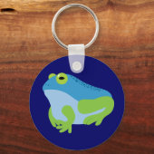 Porte-clés Grenouille bleue (Recto)