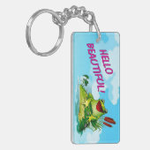 Porte-clés Grenouille, Bonjour Belle (Devant gauche)
