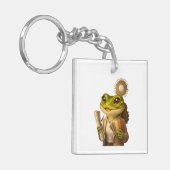 Porte-clés grenouille créatrice de royaume (Devant gauche)