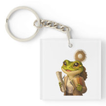 Porte-clés grenouille créatrice de royaume