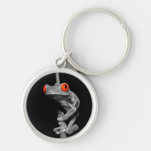 Porte-clés Grenouille d'arbre observée par rouge (Devant)