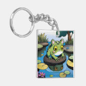 Porte-clés Grenouille de chat (Devant gauche)