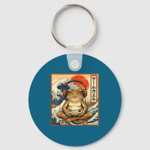 Porte-clés Grenouille de jeu japonaise Grande Vague