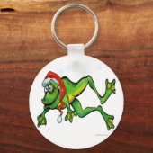 Porte-clés Grenouille de Noël (Recto)