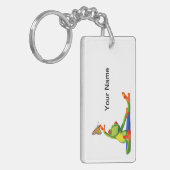 Porte-clés Grenouille de Yoga (Devant gauche)