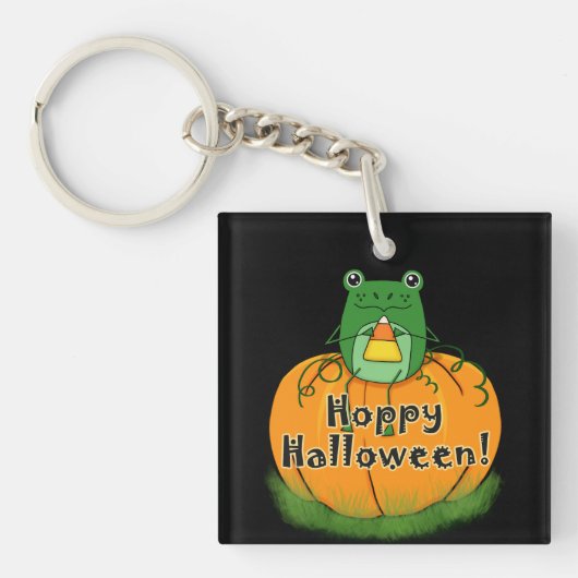 Porte-clés Grenouille d'Halloween sautante (Devant)