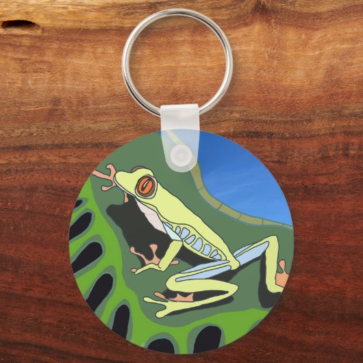 Porte-clés Grenouille Escalade (Recto)