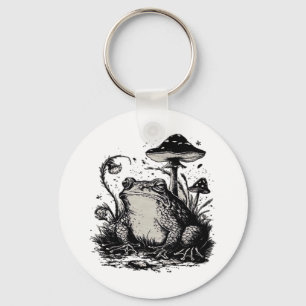 Porte-clés Grenouille Goblincore Design Minimaliste Classique