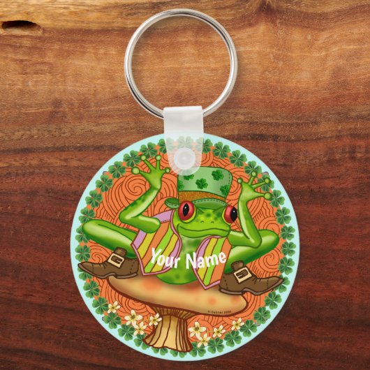 Porte-clés Grenouille irlandaise (Recto)