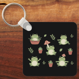 Porte-clés Grenouille Mignonne Cadeau pour Amateur de Grenoui