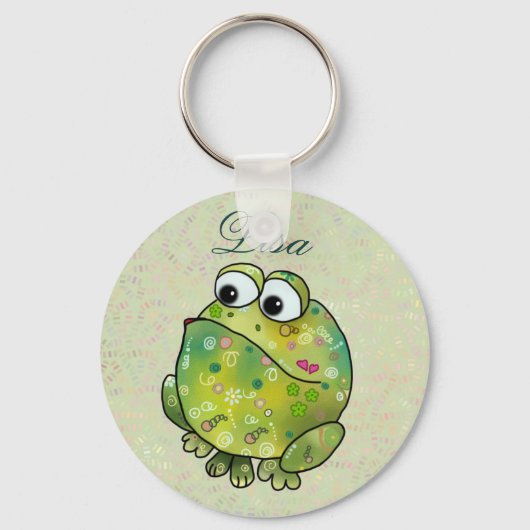 Porte-clés Grenouille-modèle (Recto)