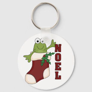 Porte-clés Grenouille Noel Tshirts et cadeaux de vacances