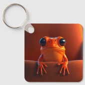 Porte-clés Grenouille orange (Recto)