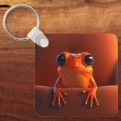 Porte-clés Grenouille orange (Recto)