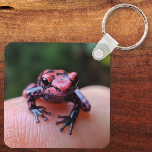 Porte-clés Grenouille rouge (Verso)