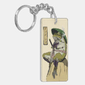 Porte-clés Grenouille Samouraï : Gardienne du Lotus (Devant gauche)
