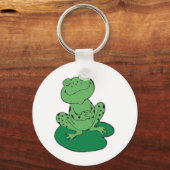Porte-clés Grenouille sur Lilypad (Recto)