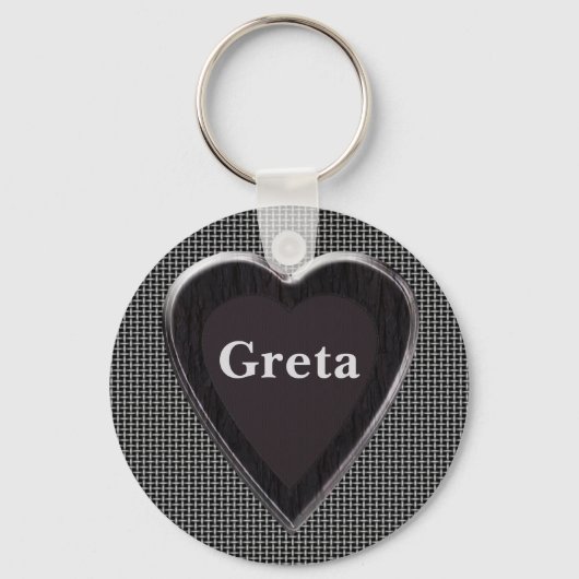 Porte-clés Greta Stole Mon Coeur Keychain (Recto)