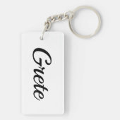 Porte-clés Grete schwarz weiß (Dos)